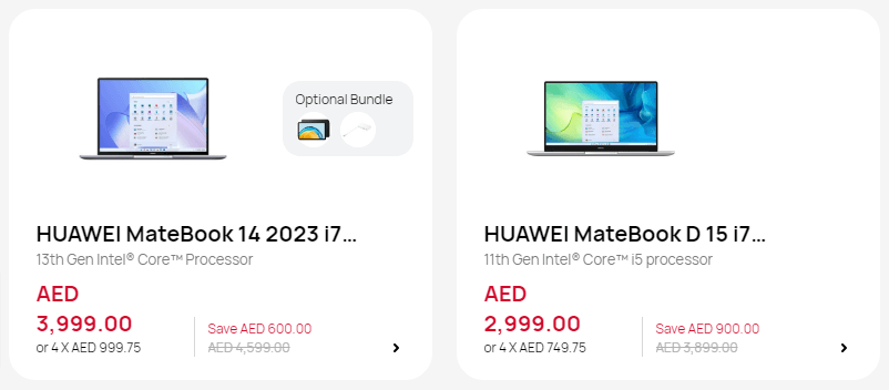 Huawei Laptops 