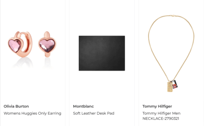 Rivoli Shop Accessories 