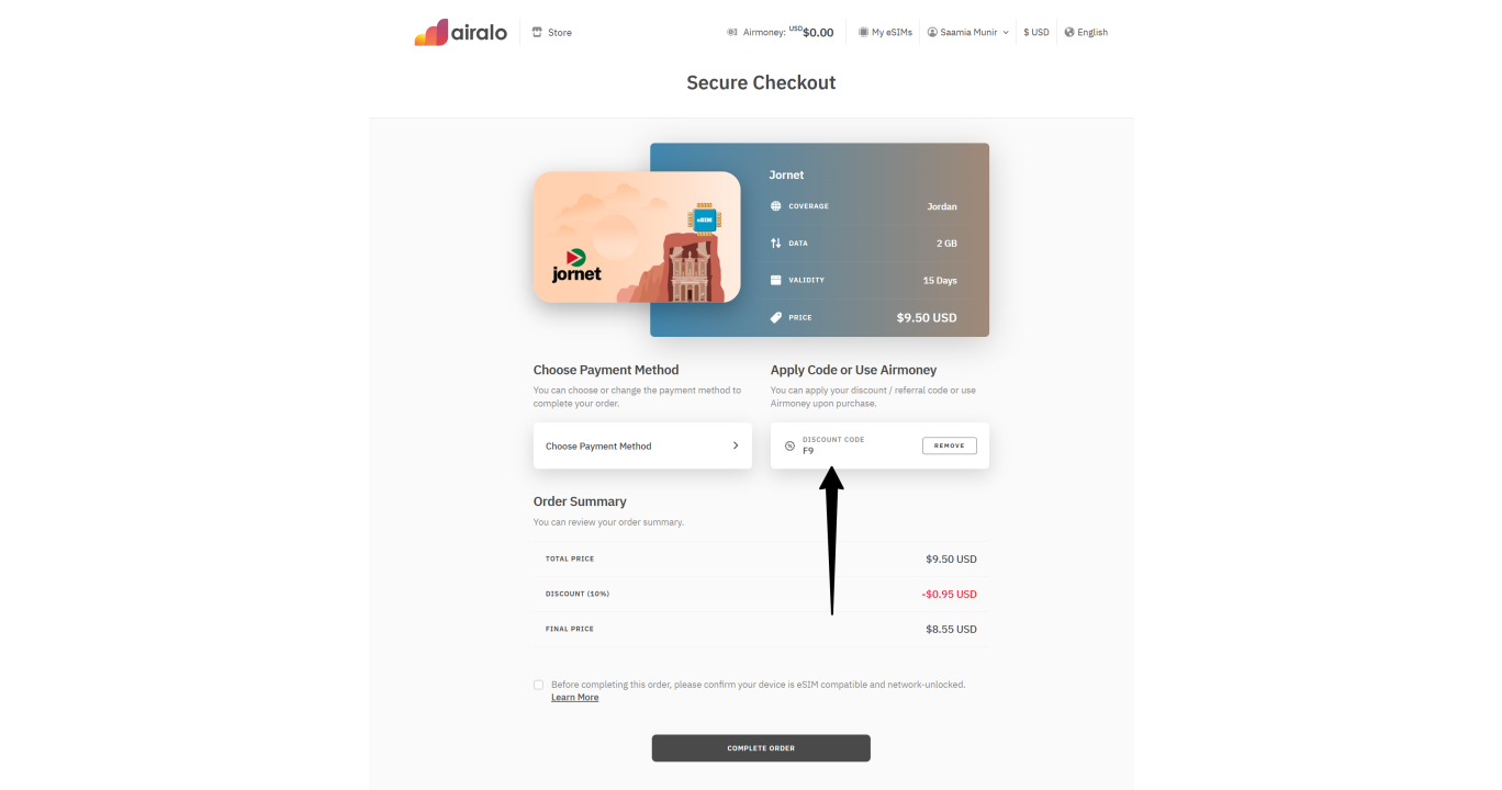 Best Airalo Discount Code: 10% OFF