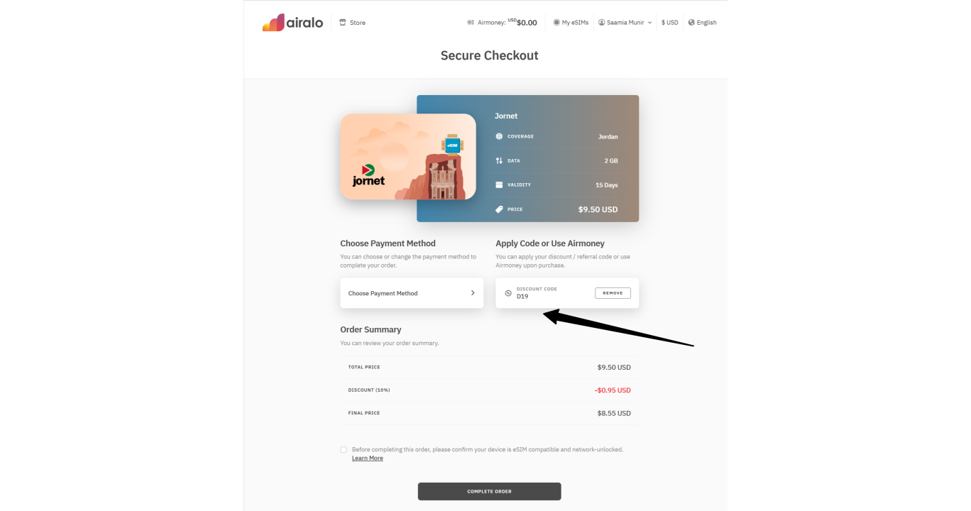 $3 Airmoney + 10% OFF Upon Referring Friend