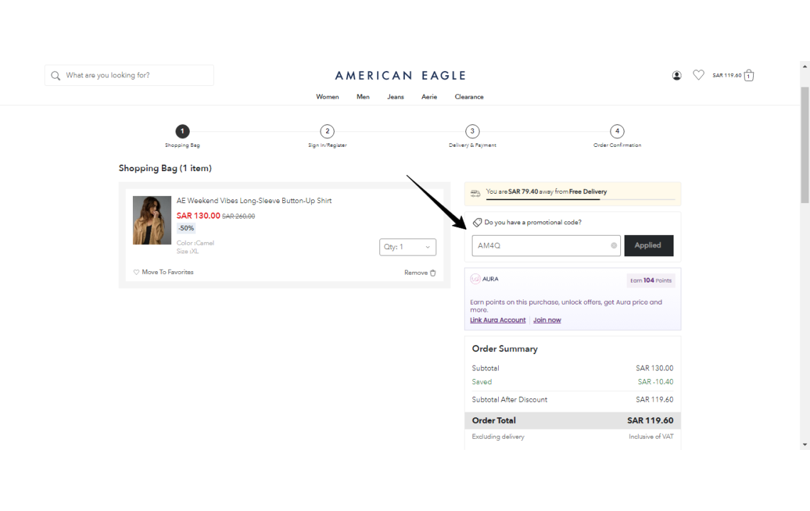 75% OFF on American Eagle Clearance Sale + 8% OFF