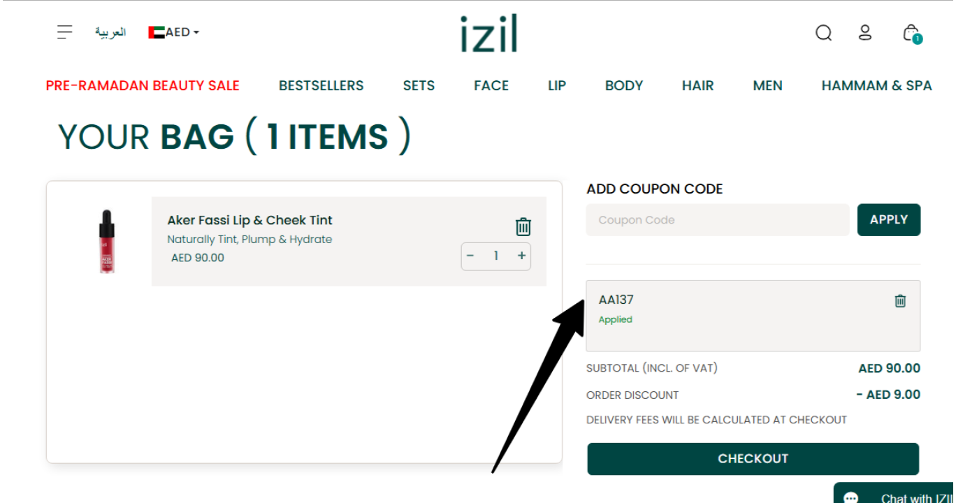 IZIL Beauty KSA Coupon Code - 5% OFF