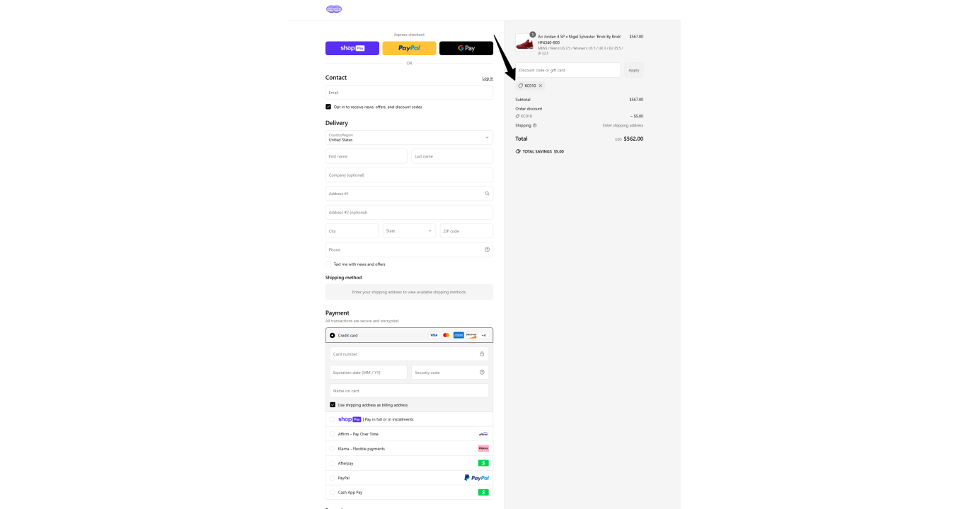Kicks Crew Qatar Coupon Code - $5 OFF