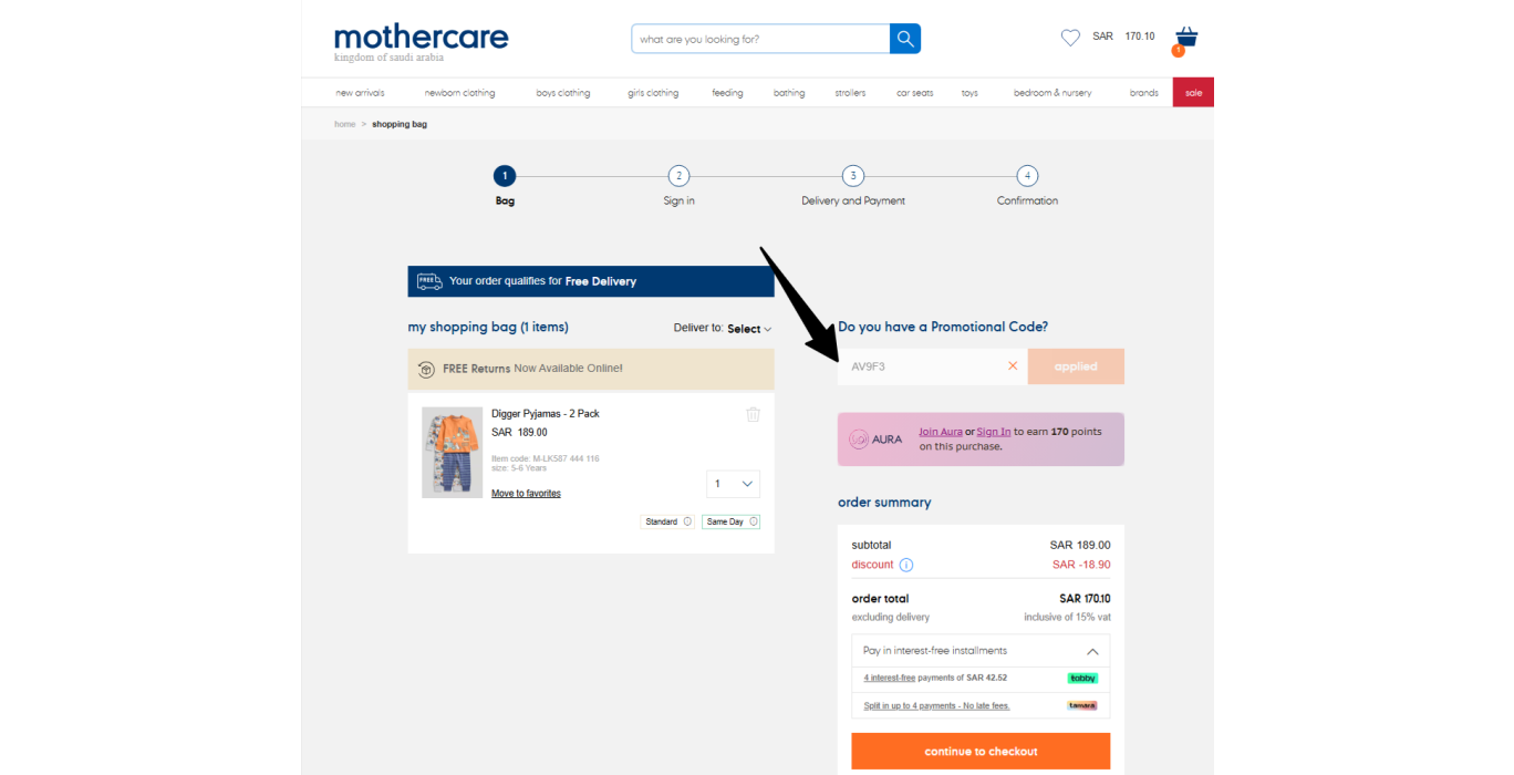 Latest Mothercare Coupon Code - 10% OFF