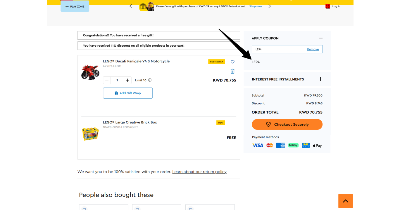 Lego Kuwait Coupon Code - 11% OFF
