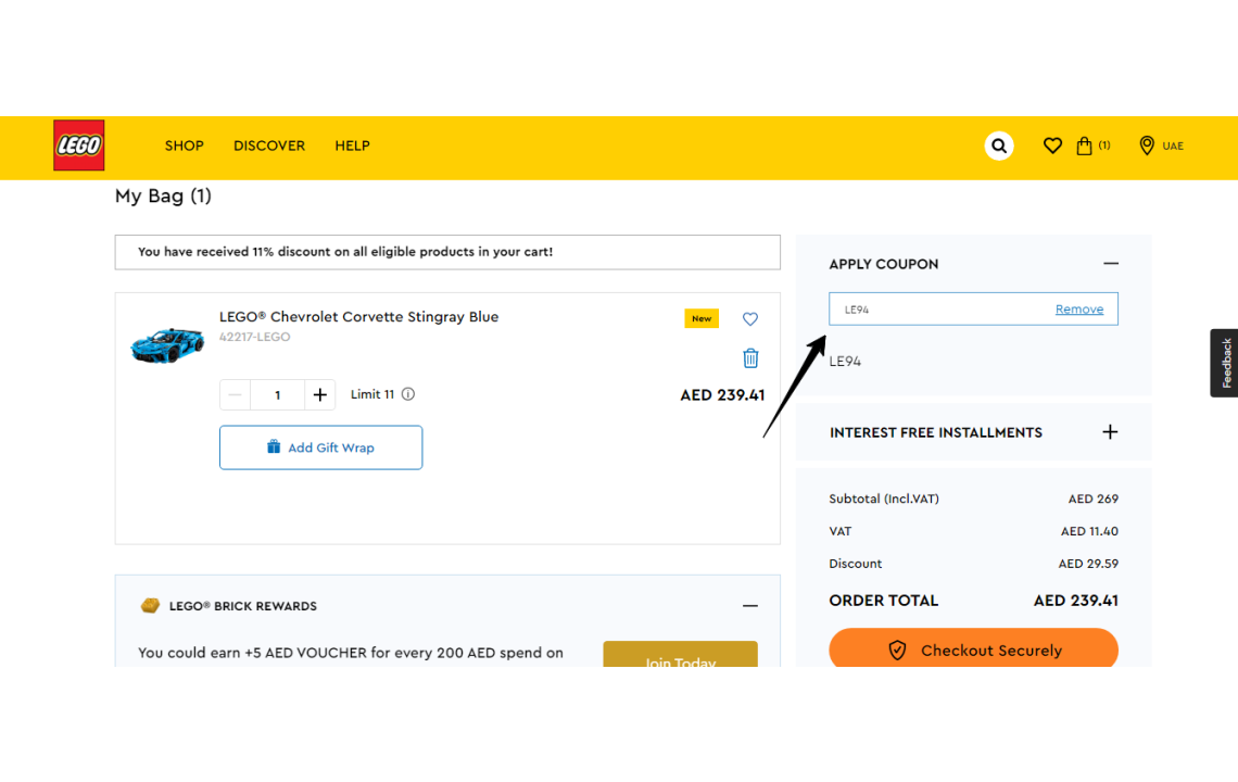 Best Lego Discount Code - 11% OFF
