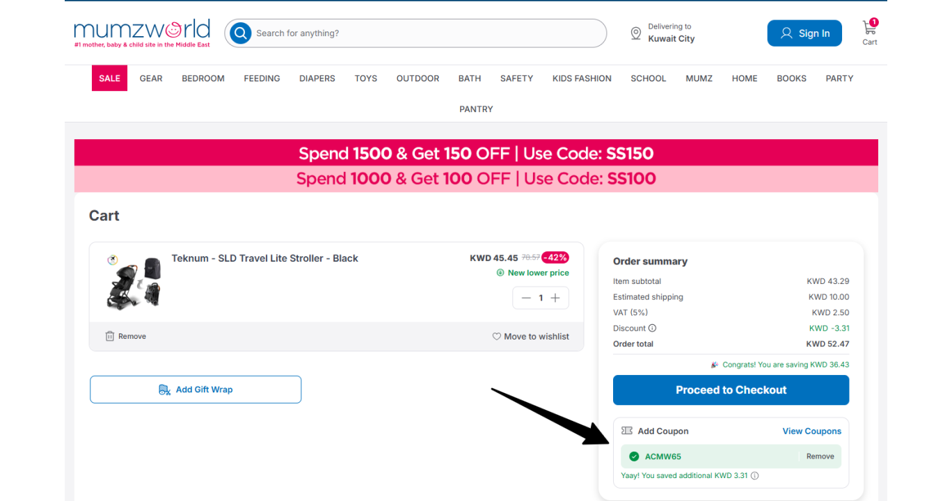 Best Mumzworld Coupon Code - 10% OFF