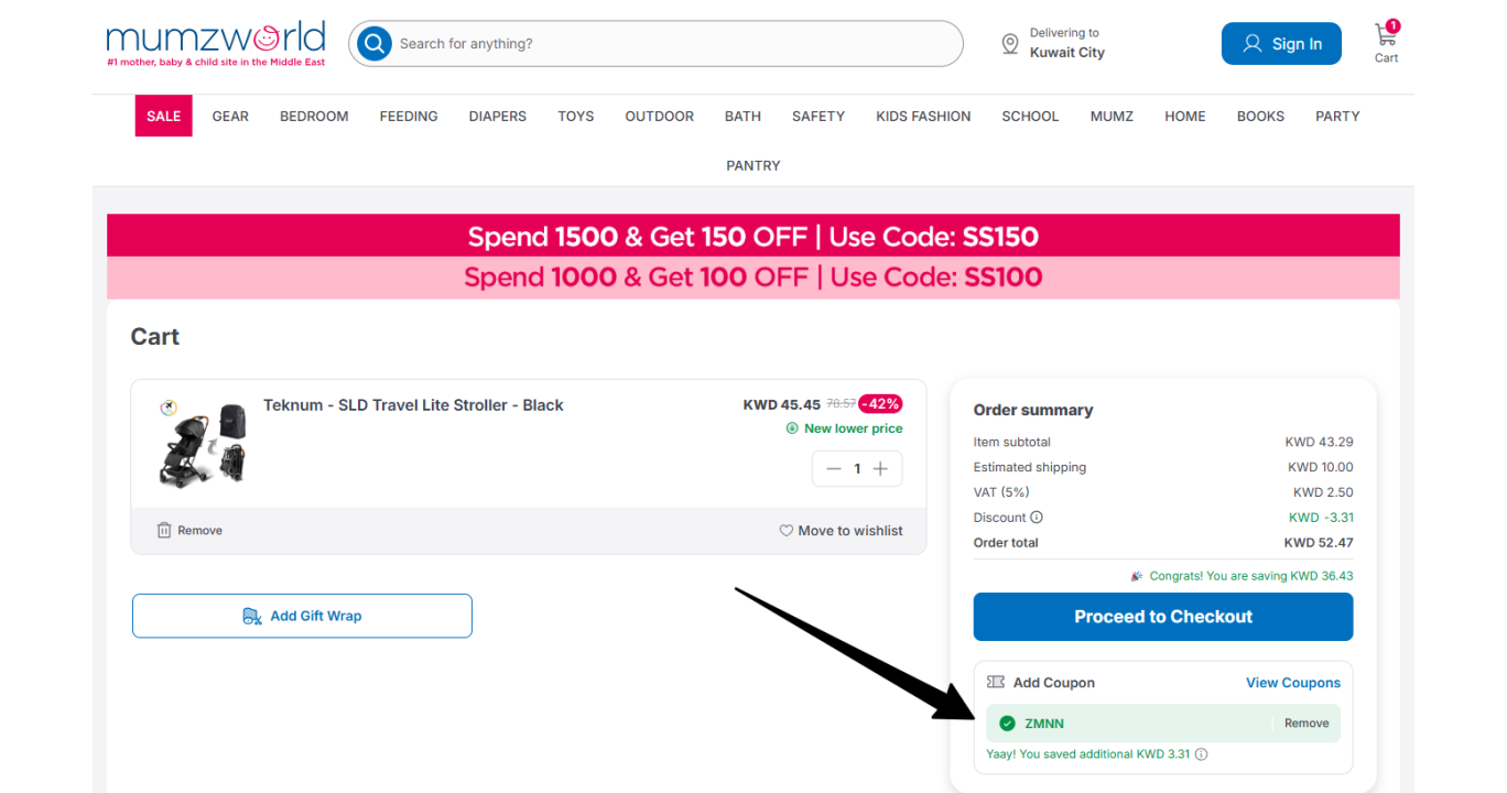 70% OFF Mumzworld Last Chance Sale + 10% OFF