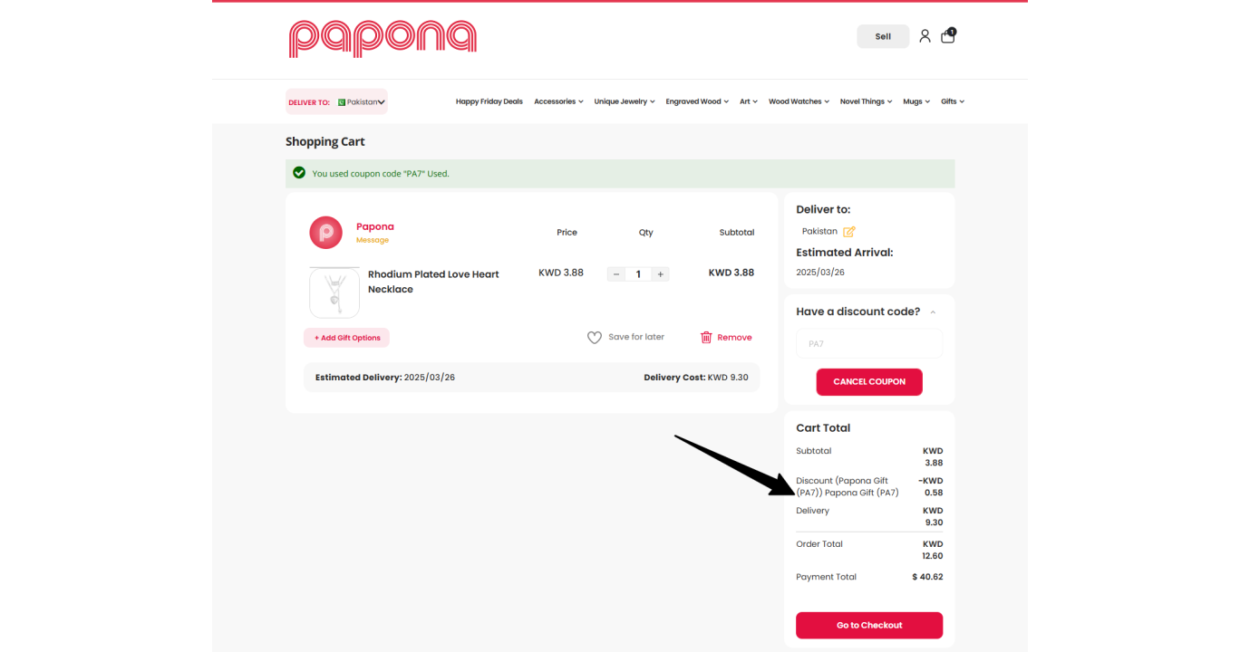 Latest Papona Coupon Code - Get 15% OFF Sitewide