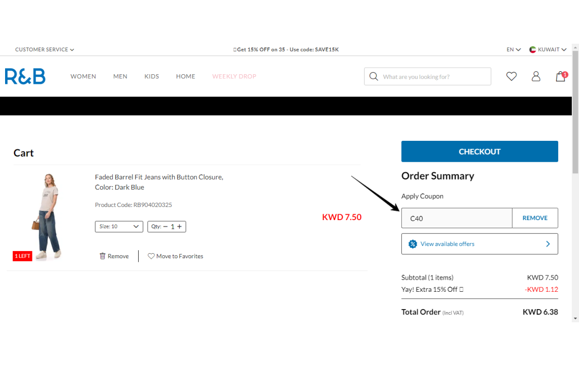 Unlock Extra 15% OFF with  R&B Fashion Discount Code Today
