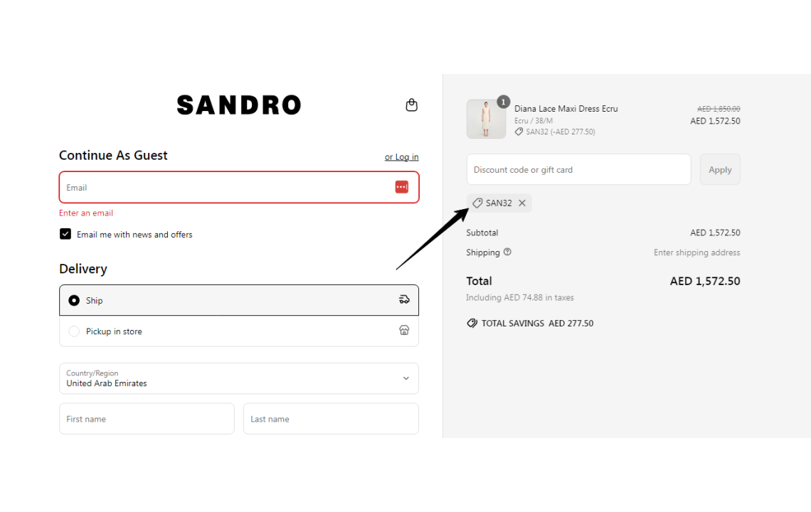 Best Sandro Discount Code: 15% OFF