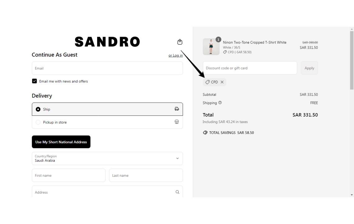 Unlock Extra 10% OFF with Sandro Voucher Code Today