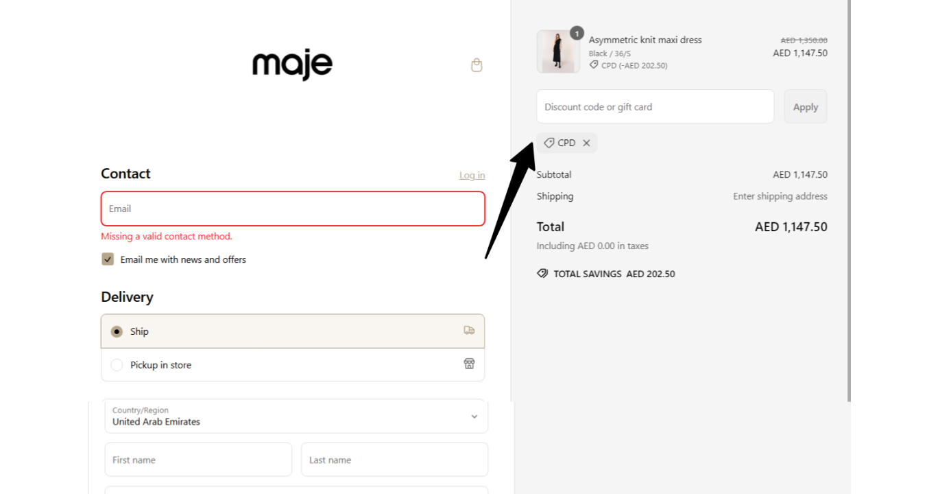 Best Maje Discount Code - 15% OFF