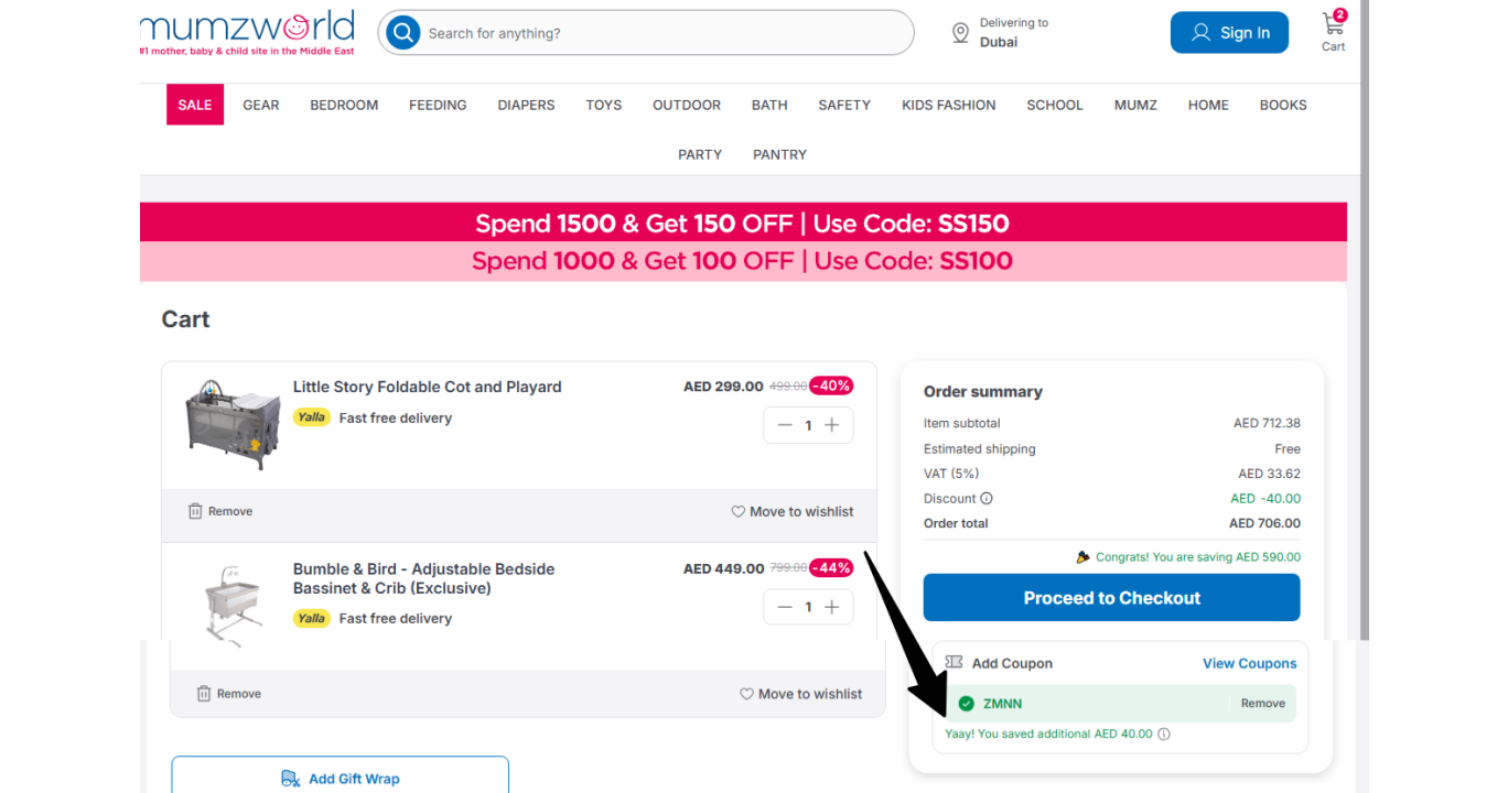 60% Off Mumzworld Eid Sale + 10% OFF