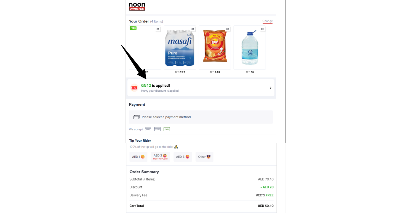 Noon Minutes UAE Coupon Code - 40% on Every Item