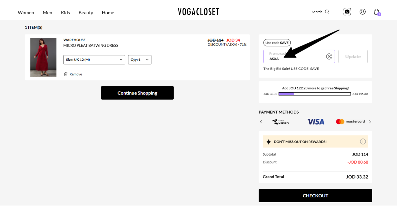 VogaCloset Ramadan Sale - 90% OFF + 27% OFF