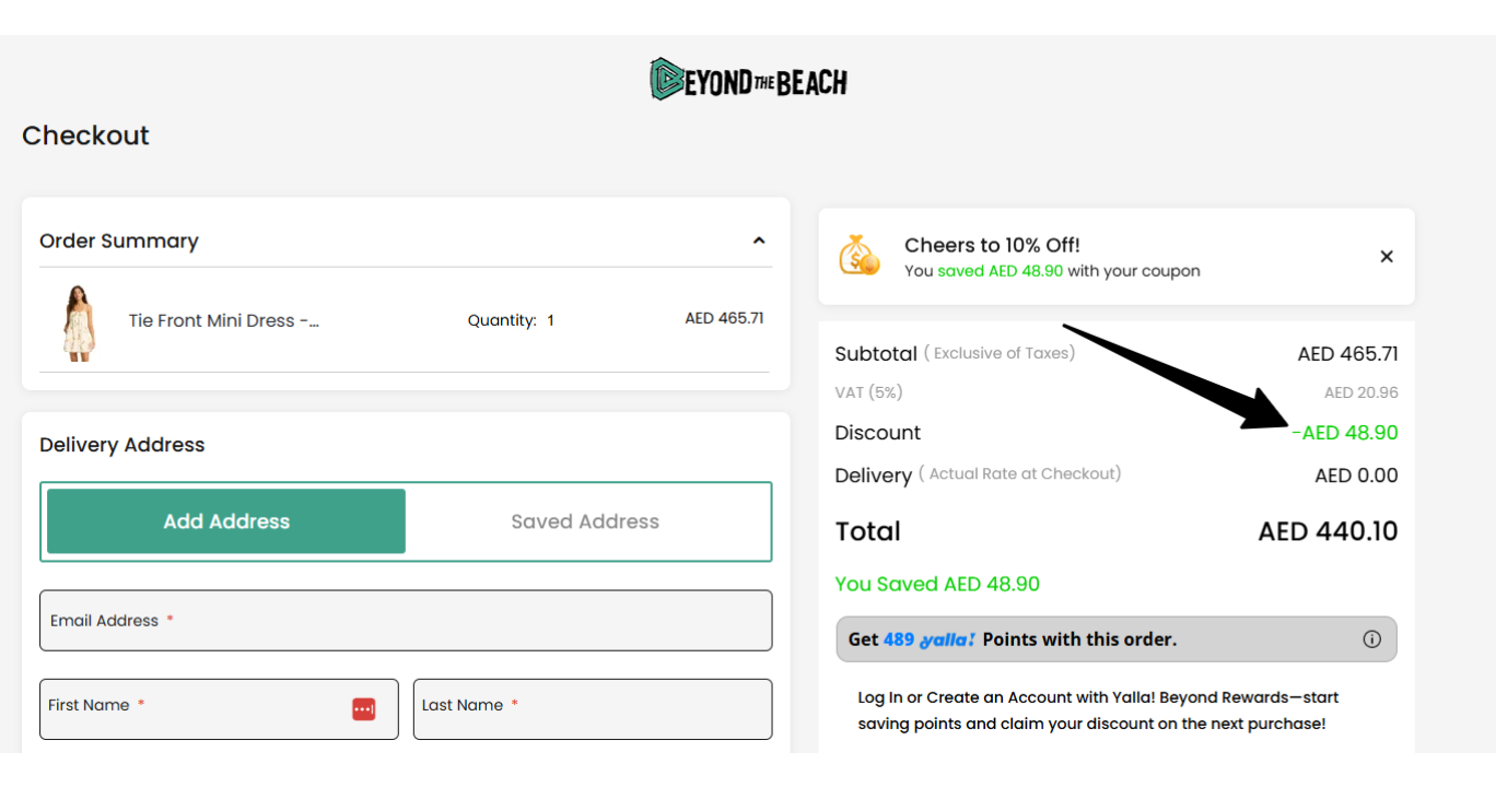 Beyond the Beach Oman Coupon Code - 10% OFF