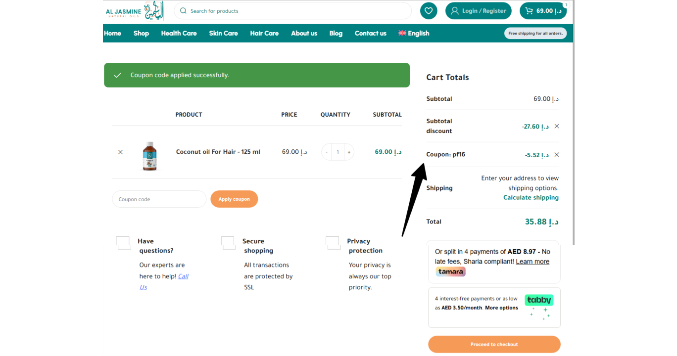 Al Jasmine KSA Exclusive Promo Code - 8% OFF