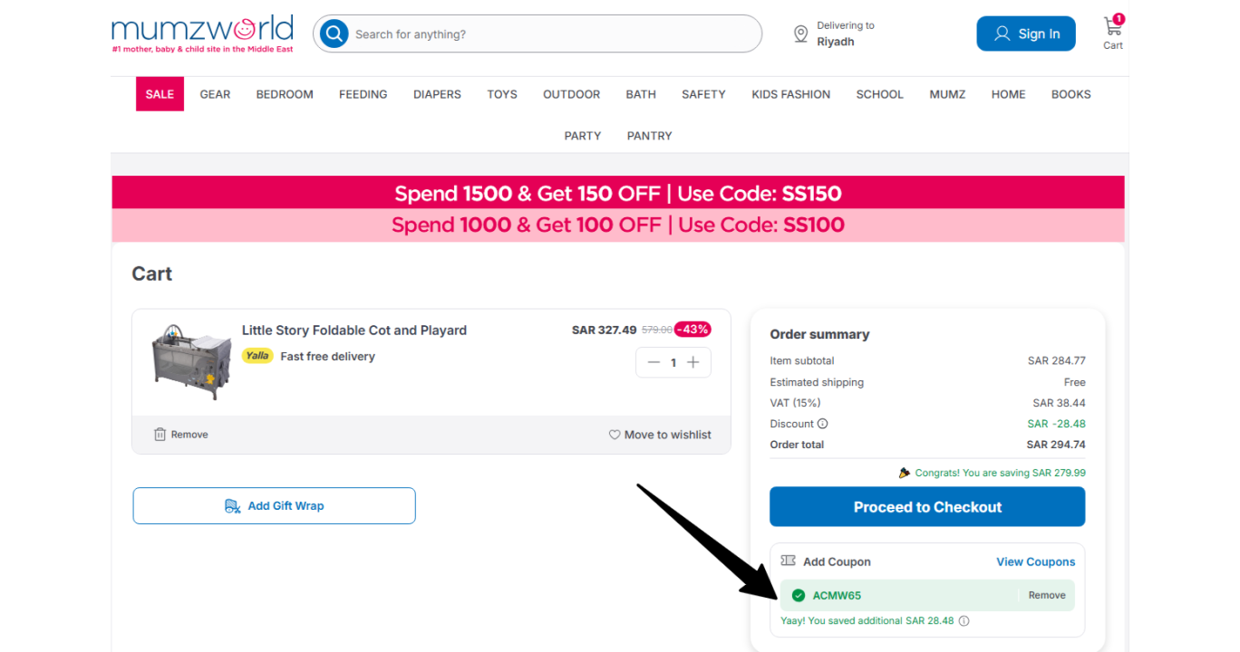 Mumzworld KSA Coupon Code - 10% OFF