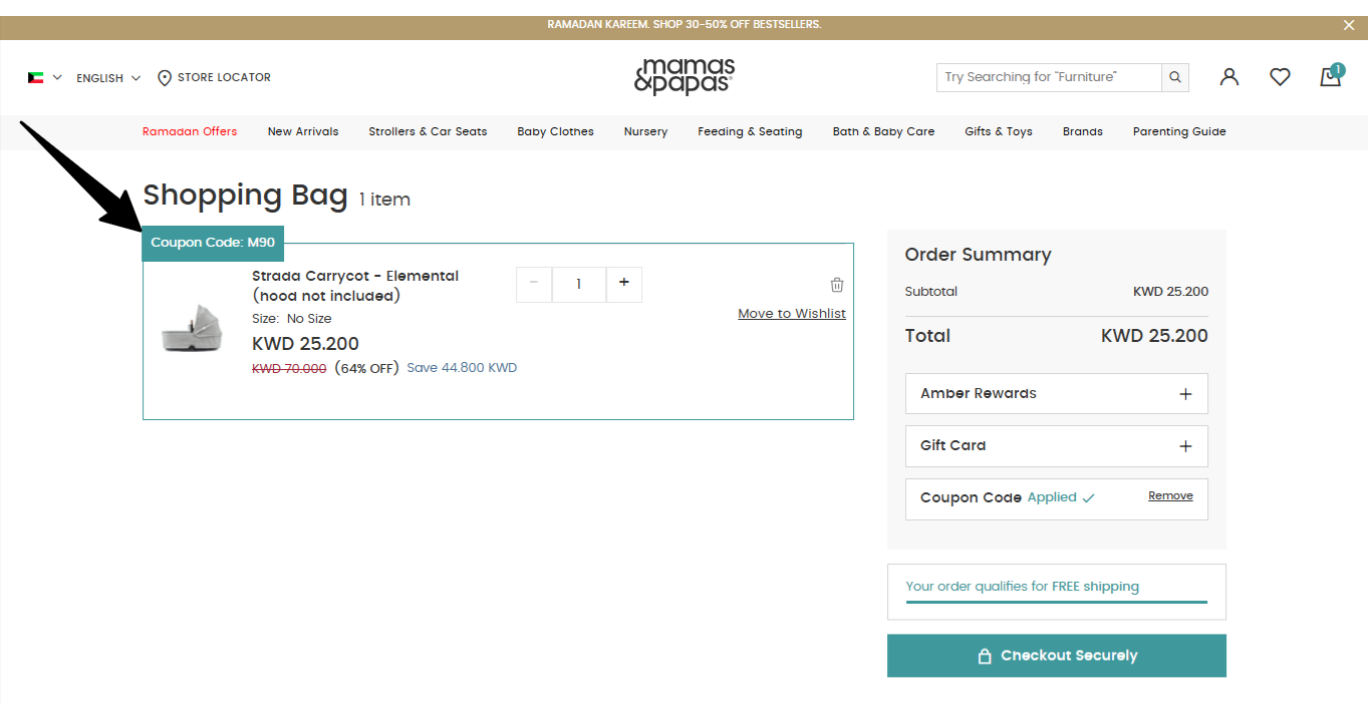 Latest Mamas & Papas Coupon Code - 10% OFF