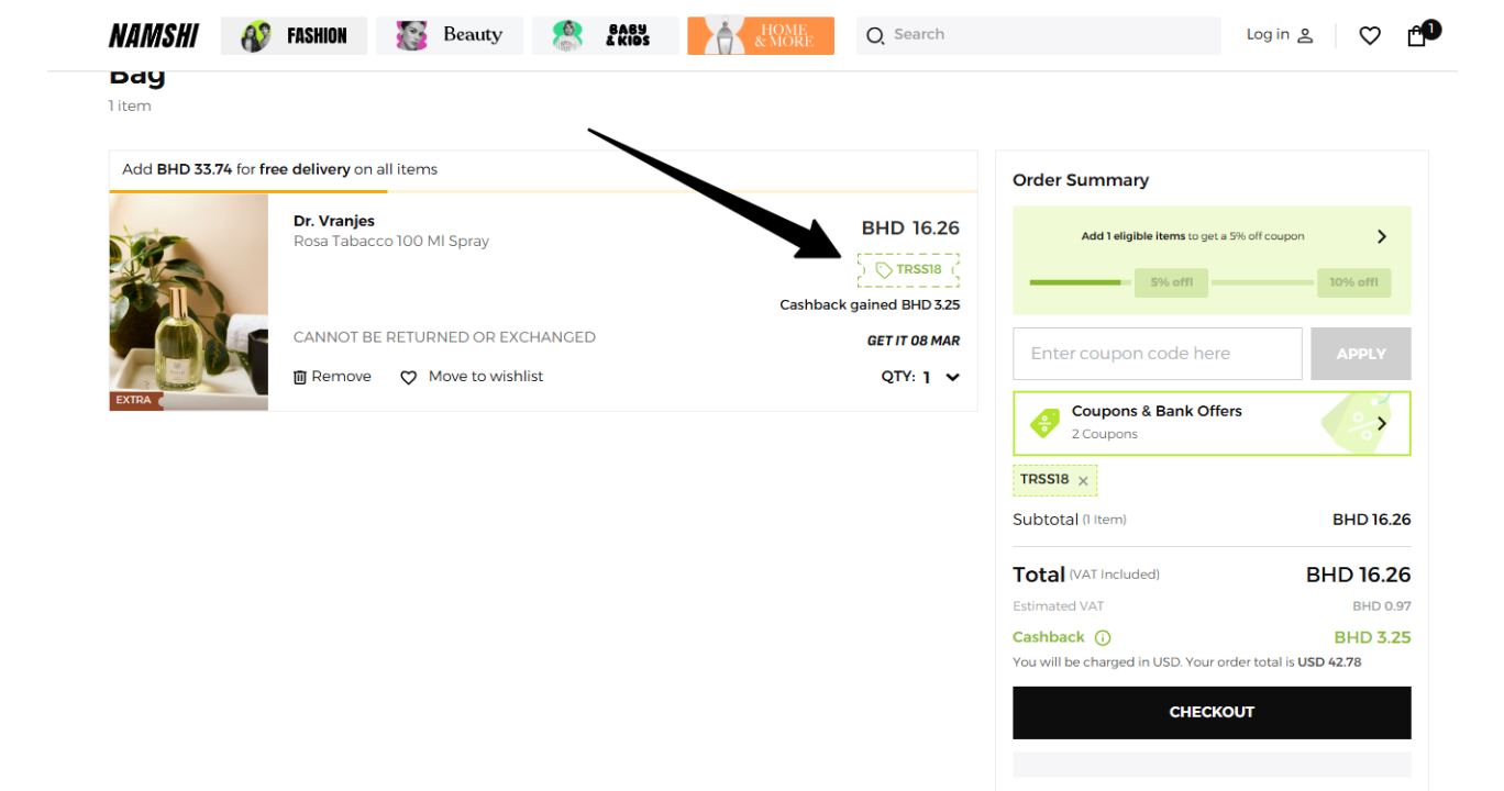Namshi Ramadan Sale: 80% OFF + 20% Cashback
