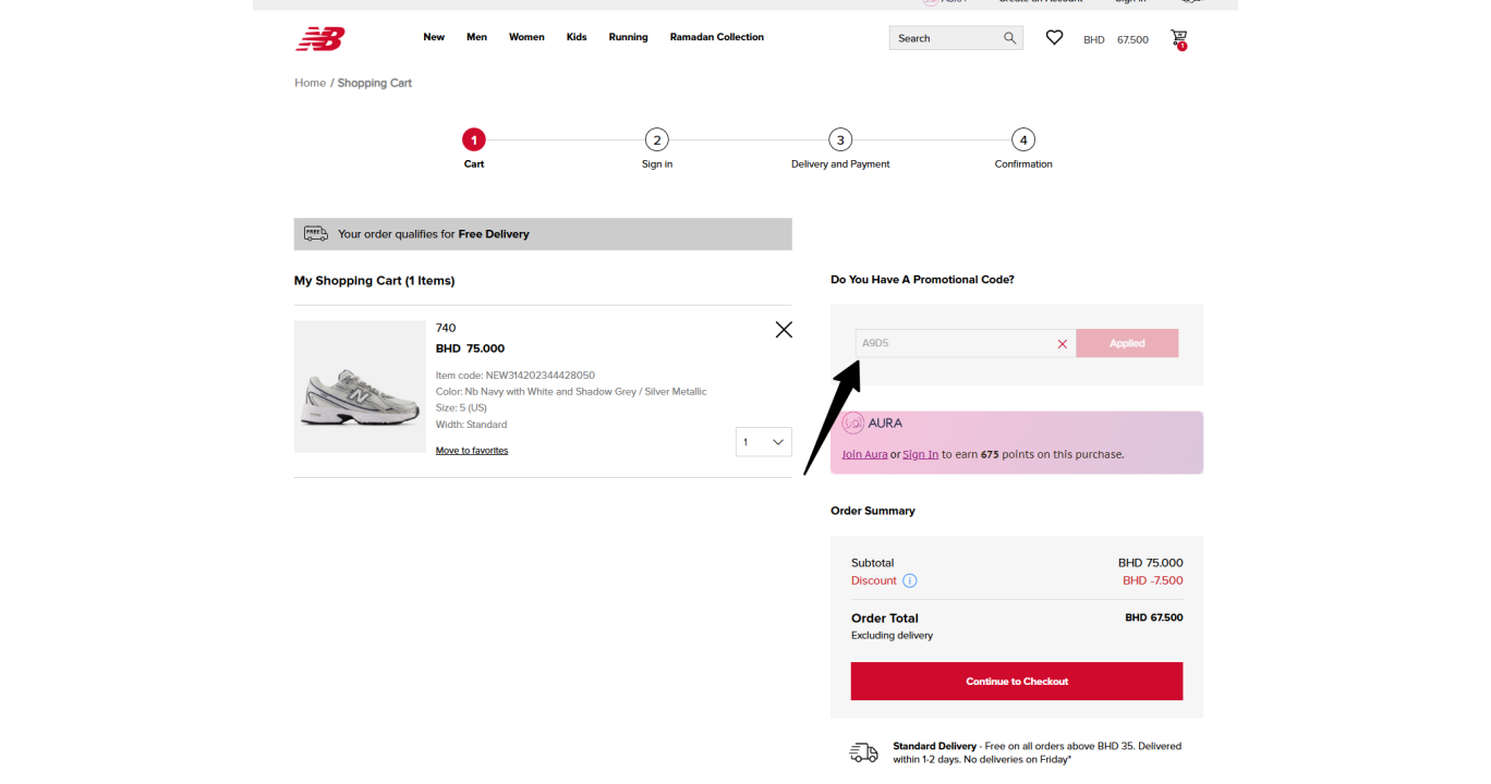 New Balance Bahrain Coupon Code - 10% OFF