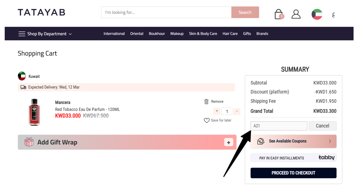 Tatayab Promo Code Kuwait: Get Extra 10% OFF on Everything